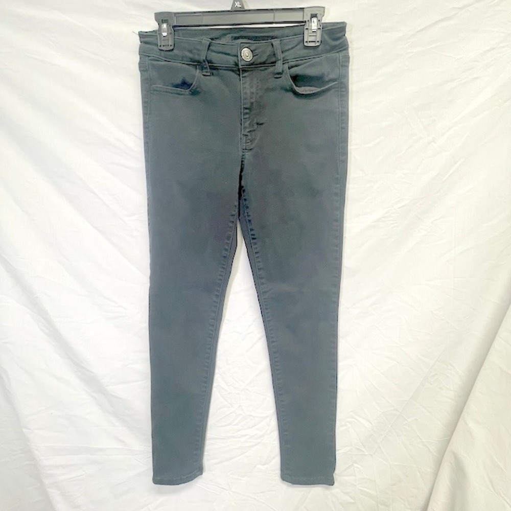American Eagle Outfitters Black Next Level Stretch Jeans Stretch Womens Size 10